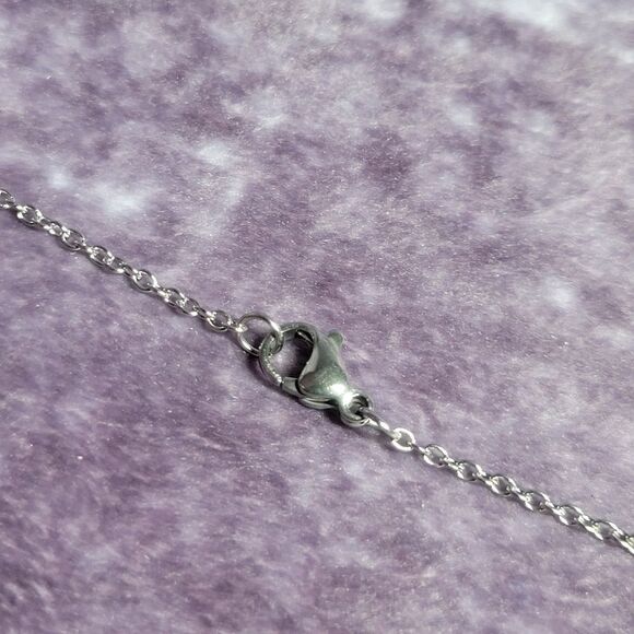 Abalone Giraffe Pendant Necklace - Picture 7 of 12